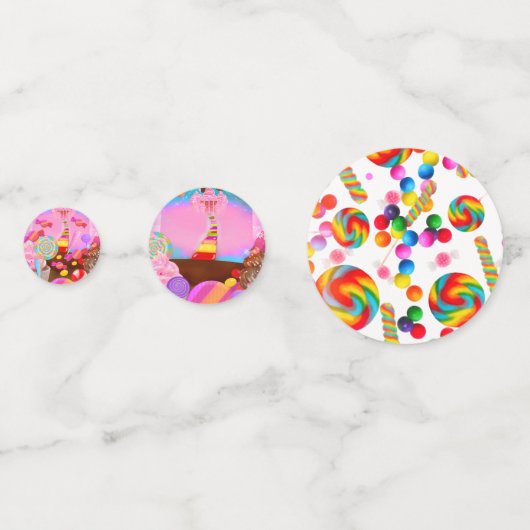 Confettis Candy Land Sweet 16 Anniversaire (Devant)