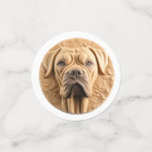 Confettis Cane Corso Inspiré de la 3D (Petit recto)