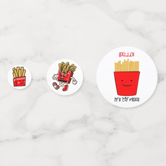 Confettis Carton Fries (Devant)