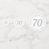 Confettis Célébration commémorative d'anniversaire Personnal (Devant)