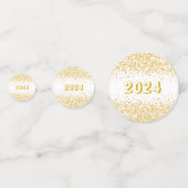 Confettis Célébration de l'or du Nouvel An (Devant)