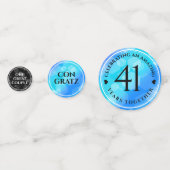 Confettis Célébration du 41e anniversaire de mariage au topa (Devant)