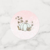 Confettis Cendrillon rose et or Citrouille Conte fée d'autom (Petit recto)