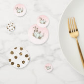 Confettis Cendrillon rose et or Citrouille Conte fée d'autom (Groupe)