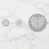 Confettis Céramique gris dentelle (Derrière)