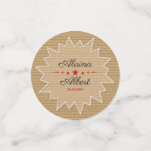 Confettis Cercle Beige Et Starburst (Petit recto)