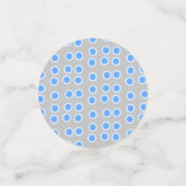 Confettis Cercles bleus (Petit recto)
