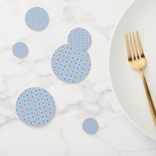 Confettis Cercles bleus