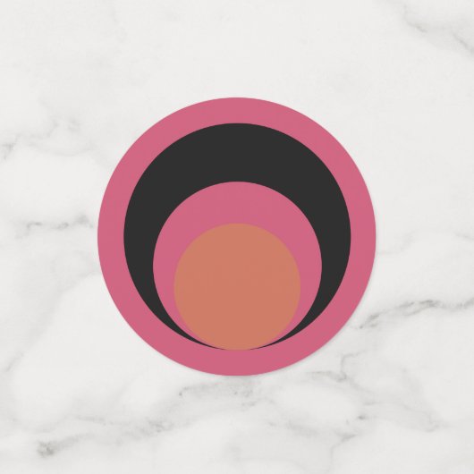 Confettis Cercles mods (Petit recto)