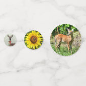 Confettis Cerf et tournesol (Derrière)