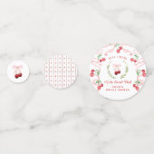 Confettis Cerise sur le Gâteau | Réception de Mariage (Devant)