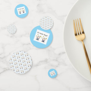 Confettis C'est Twin Boys, Customisé F. Baby Boy Twins,