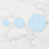 Confettis C'est un garçon amusant Blue Hearts Baby shower pe (Derrière)