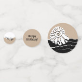 Confettis C'est une fête d'anniversaire de plage (Derrière)