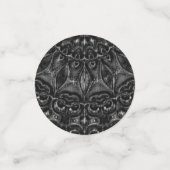Confettis Charcoal Mandala (Petit recto)