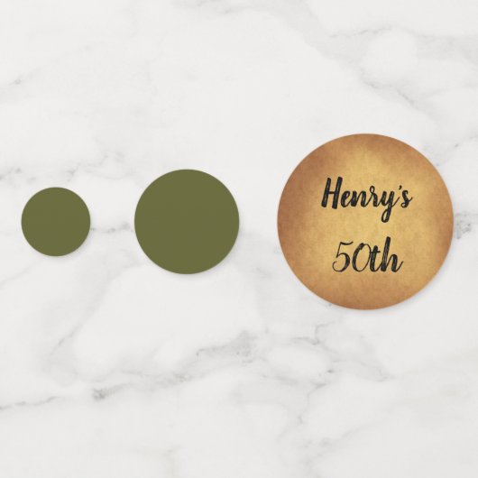 Confettis Chasse Pêche fête d'anniversaire (Derrière)