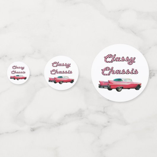 Confettis Châssis classique (Derrière)