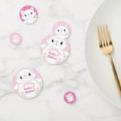 Confettis Chat Baby shower Kitty Rose (Groupe)