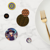 Confettis Chat et sorcière (Groupe)