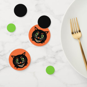 Confettis Chat noir vintage