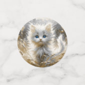 Confettis Chaton blanc précieux (Petit recto)