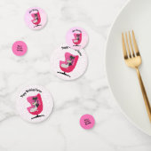 Confettis Chats d'anniversaire du milieu du siècle Chaises r (Groupe)