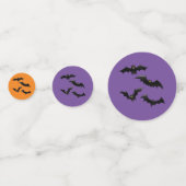 Confettis Chauve-souris d'Halloween (Derrière)