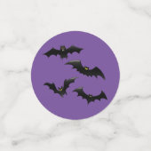 Confettis Chauve-souris d'Halloween (Petit recto)