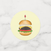 Confettis Cheese Burger Cheeseburger BBQ Barbecue Cuisine (Petit recto)