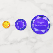 Confettis Chic 45 pierres précieuses de l'anniversaire (Devant)