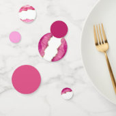 Confettis Chic Or & Rose Agate Pierre Décoration de Table de (Groupe)