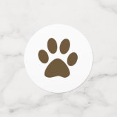 Confettis Chien Chien Brown C'est un Baby shower Garçon (Petit recto)