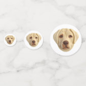 Confettis Chien Labrador Inspiré de la 3D (Derrière)