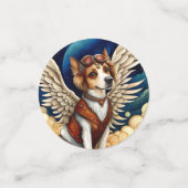 Confettis Chiens Steampunk avec ailes (Petit recto)