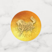 Confettis Chinois FU Luck lantern Cheval Année saluant Conf (Petit recto)