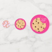 Confettis Chocolat Chip Cookie Enfants 1er Anniversaire Fête (Devant)