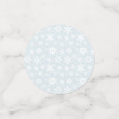 Confettis Ciel enneigé (Petit recto)