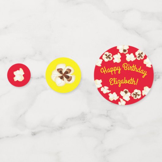 Confettis Cinéma Popcorn (Devant)