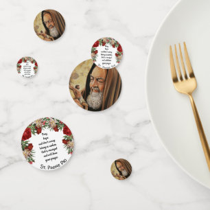 Confettis Citation de St. Padre Pio Priez l'espoir Ne vous i