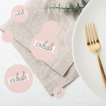 Confettis Citation moderne Pastel Pink Inhale Exhale<br><div class="desc">Citation moderne Pastel Pink Inhale Exhale</div>