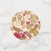Confettis Citations de Thanksgiving modernes Feuilles d'auto (Petit recto)