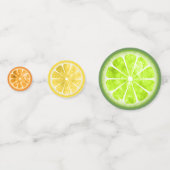 Confettis Citron, citron vert, orange ID537 (Derrière)