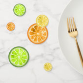 Confettis Citron, citron vert, orange ID537 (Groupe)