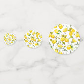 Confettis citrons d'aquarelle 5 (Derrière)