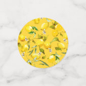 Confettis citrons d'aquarelle 8 (Petit recto)