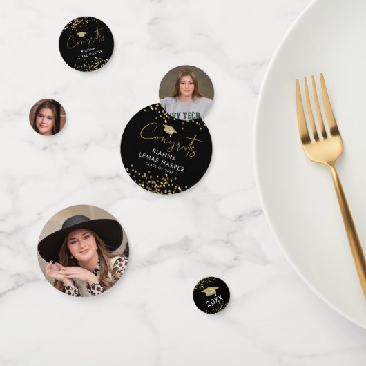 Confettis Classe De 2025 Parties scintillant D'Or Amusante P (Groupe)