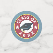 Confettis Classe de fin d'études de n'importe quelle année (Petit recto)