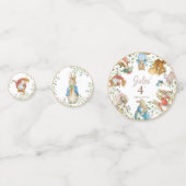 Confettis Classic Pierre le lapin Anniversaire (Derrière)