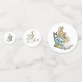 Confettis Classic Pierre le lapin Baby shower jumeau (Devant)
