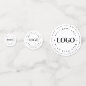 Confettis Classic Round Logo Custom Business Company Party (Devant)